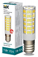IEK Лампа LED CORN капсула 7Вт 230В 4000К керамика E14