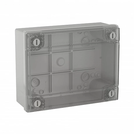 DKC Коробка ответвит. с гладкими стенками и прозрачной крышкой, IP56, 300х220х120мм