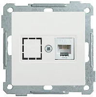 IEK РK10-1-Б Розетка компьютерная RJ45 Cat5e BOLERO белый
