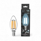 Gauss Лампа Filament Свеча 13W 1150lm 4100К Е14 LED 1/10/50
