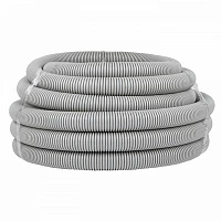 EKF PROxima Труба гофр. ПВХ Plast с зондом d40мм (15м.)