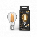 Gauss Лампа Filament А70 26W 2600lm 2700К Е27 LED 1/10/40