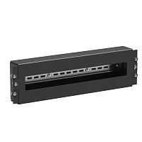 DKC Модуль 3U с DIN рейкой для 19" IT-корпусов, RAL9005