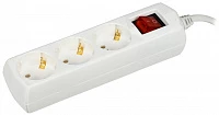 IEK GENERICA Удлинитель У03В 3 места 2P+PE/7м 3х1мм2 10А/250В GENERICA