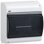 IEK KREPTA Бокс с прозрачной крышкой КМПн 2/6 для 6-х авт.выкл.наружн.установки