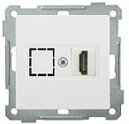 IEK РHDMI-0-Б Розетка HDMI BOLERO белый
