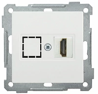 IEK РHDMI-0-Б Розетка HDMI BOLERO белый