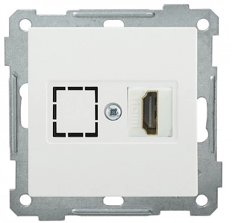 IEK РHDMI-0-Б Розетка HDMI BOLERO белый