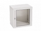 DKC IT-корпус навесной STI 19" 12U, 600х600х400, дверь с закаленным стеклом, RAL7035
