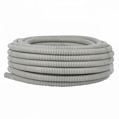 EKF PROxima Труба гофр. ПВХ Plast с зондом d20мм (25м.)
