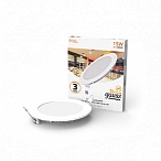 Gauss Светильник Slim круг 15W 990lm 3000K 180-265V IP20 монтаж Ø155 170*22 LED