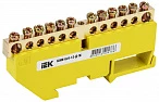 IEK Шина PE земля на DIN-изол ШНИ-6х9-12-Д-Ж