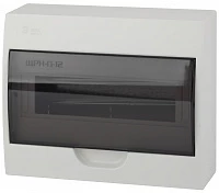 ЭРА Пластиковый бокс навесной BOXS12_E ЩРН-П-12 SIMPLE без шин