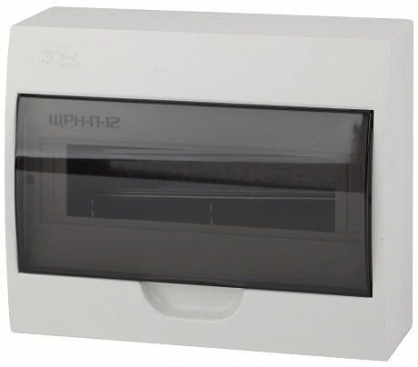 ЭРА Пластиковый бокс навесной BOXS12_E ЩРН-П-12 SIMPLE без шин