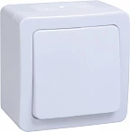 IEK GERMES PLUS ВС20-1-0-ГПБ Выключатель 1кл о/у IP54 (цвет клавиш: белый)