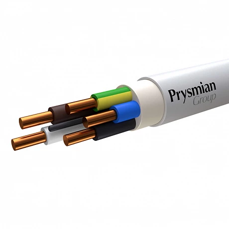Кабель NYM-J 5x2,5 ок(N,PE) с РЭК-Prysmian)