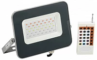IEK Прожектор LED СДО 07-30RGB multicolor IP65 серый IEK