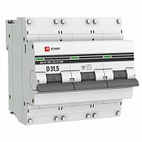 EKF PROxima  ВА 47-100 Автоматический выключатель  (D) 3P 31,5А 10kA