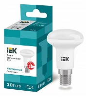 IEK Лампа светодиодная ECO R39 рефлектор 3Вт 230В 4000К E14