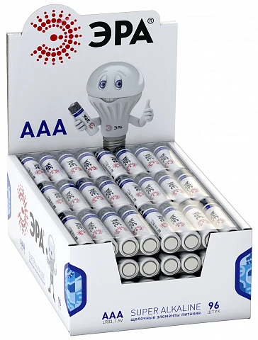 ЭРА Элемент питания LR03-4S promo-box