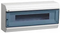 IEK PRIME Корпус пластиковый навесной ЩРН-П-18 белый IP41