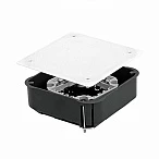 EKF PROxima Коробка распаячная КМП-020-024 для полых стен с металлическими лапками, клеммником и крышкой (116х116х45)