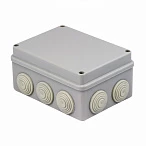 EKF PROxima Коробка распаячная КМР-050-041 пылевлагозащитная, 10 мембранных вводов, уплотнительный шнур (150х110х70)