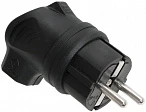 IEK OMEGA Вилка угловая каучук 16А 2Р+E IР44
