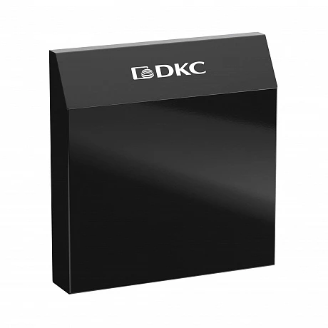DKC Защитная панель IP56, листовая сталь RAL9005, для вентиляторов и решеток 205x205 мм