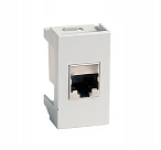 DKC Розетка RJ-12, Viva, 1 мод., серая