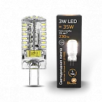 Gauss Лампа G4 12V 3W 230lm 2700K силикон LED