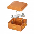 DKC Коробка пластиковая FS с кабельными вводами и клеммниками, IP55, 100х100х50 мм, 4р, 450V, 6A, 4 мм2
