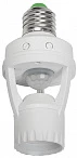 IEK Датчик движения ДД 045 белый E27 60Вт 360гр 6м IP20