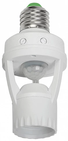 IEK Датчик движения ДД 045 белый E27 60Вт 360гр 6м IP20