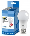 IEK Лампа светодиодная ECO A60 шар 20Вт 230В 6500К E27