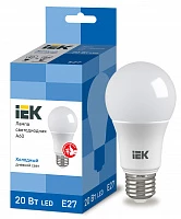 IEK Лампа светодиодная ECO A60 шар 20Вт 230В 6500К E27