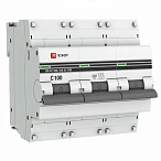 EKF PROxima  ВА 47-100 Автоматический выключатель  (С) 3P 100А 10kA