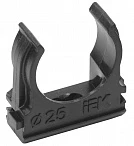 IEK ELASTA Держатель с защёлкой CF25 черный