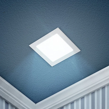 ЭРА LED 2-9-6K Светильник светодиодный квадратный LED 9W 220V 6500K