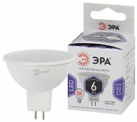 ЭРА LED MR16-6W-860-GU5.3 (диод, софит, 6Вт, холод, GU5.3) (10/100/4200)