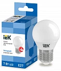 IEK Лампа светодиодная ECO G45 шар 7Вт 230В 6500К E27