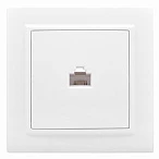 EKF Basic Минск Белый Розетка RJ-45, СП