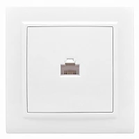 EKF Basic Минск Белый Розетка RJ-45, СП