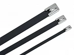 IEK Хомут стальной ХСт 4,6х250мм с полимерным покрытием(100шт/упак)