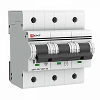 EKF PROxima ВА 47-125 Автоматический выключатель  (D) 3P 80А 15кА