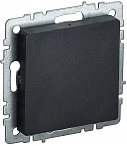 IEK BRITE Заглушка c суппортом МЗ10-БрЧ черный