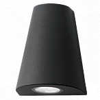 Gauss Светильник садово-парковый Sigma настенный архитектурный, 2xGU10, 125*88*156mm, 170-240V / 50Hz, 2xMax.35W, IP54,