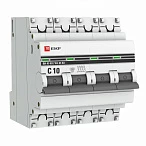 EKF PROxima ВА 47-63 Автоматический выключатель  (С) 4P 10А 4,5kA