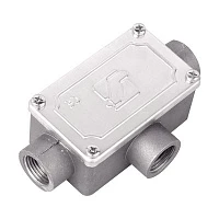 DKC Коробка ответвительная алюминиевая, 3 ввода, М25х1,5 ,IP55, 118х67х42мм