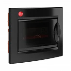 DKC Щиток встраиваемый 8 мод.,IP 41 ,черный